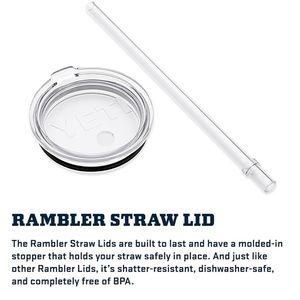 Yeti lid and straw (20oz)